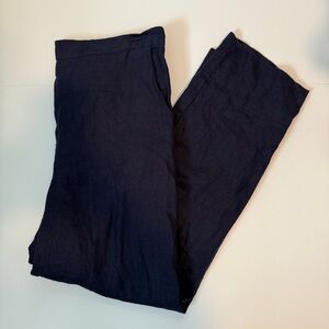 Navy Blue Linen Pants